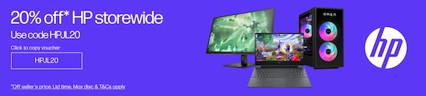 HP 惠普 官方 eBay 店：全场所有商品 – 额外8折优惠！