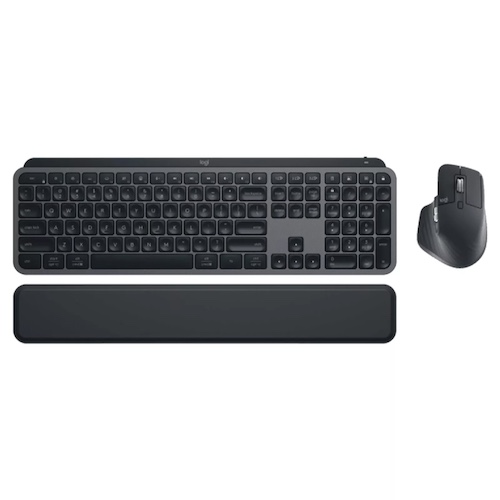 罗技 Logitech MX Keys S 无线蓝牙键盘 + Master 3S 无线鼠标 套装 – 7折优惠！