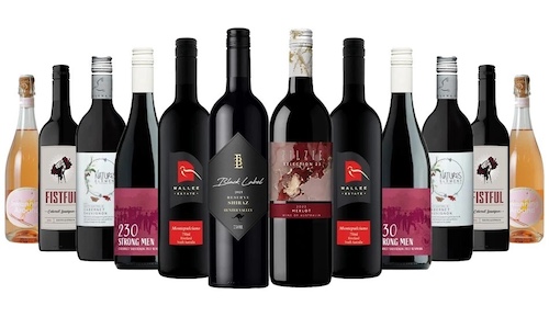 Iconic Aussie Red Wine Mixed 经典澳洲红葡萄酒混合套装 12x750ml – 3折优惠！