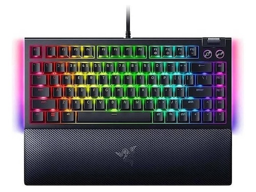 雷蛇 Razer Blackwidow V4 75% 有线游戏机械键盘 – 7折优惠！
