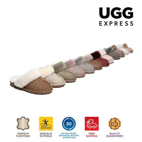 AUSTRALIAN SHEPHERD 中性防滑 UGG 棉拖 – 3折优惠！