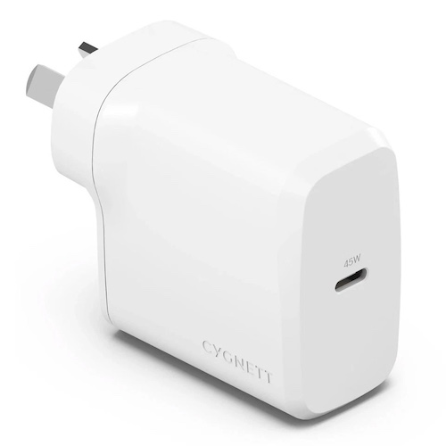 Cygnett PowerPlus 45W GaN USB-C 氮化镓快充充电头 – 3折优惠！