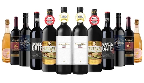 澳洲经典红酒混合套装 12x750ml – 4折优惠！