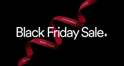 澳洲商城 David Jones 黑五活动：部分精选商品 – 低至5折优惠！