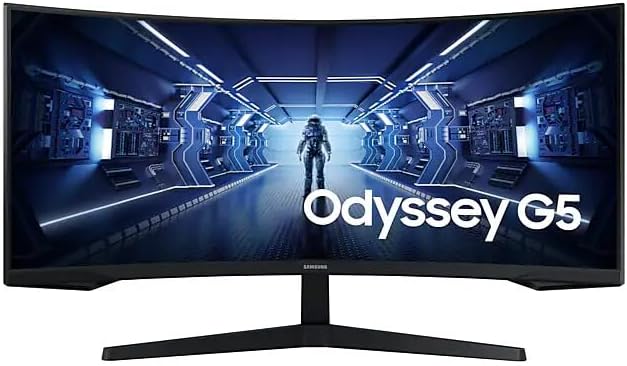 Samsung 三星 34英寸 Odyssey G55T 高性能曲面电竞显示器 – 5折优惠！