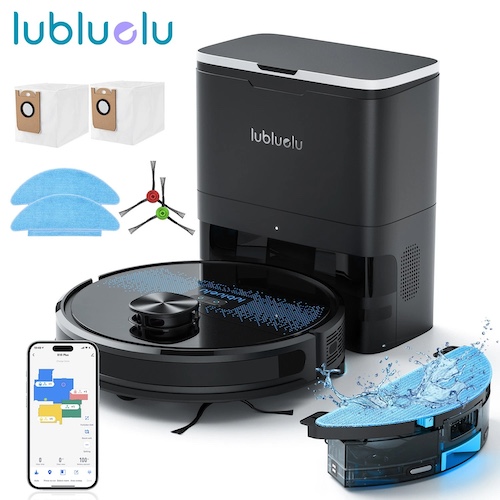 Lubluelu 吸拖一体扫地机器人 自动集尘盒 – 7折优惠！