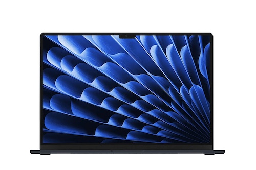 Apple 苹果 MacBook Air 13英寸轻薄笔记本电脑 M5 10/8 Core CPU/GPU (16GB, 512GB, Midnight) – 9折优惠！