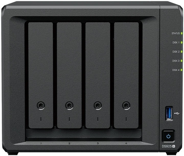 Synology 群晖  DS925+ 四盘位高性能 NAS 2.5 Gigabit – 9折优惠！