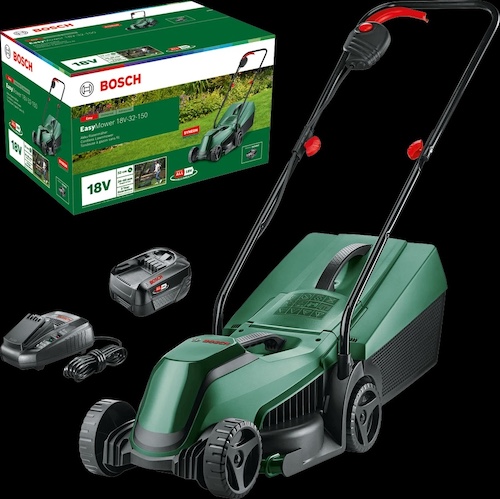 Bosch 博世 18 V Cordless Lawnmower 32 cm 4Ah 无线割草机 – 7折优惠！